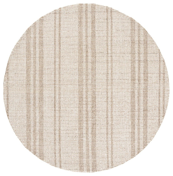 Safavieh Abstract Hand Tufted Wool Round Rug Warm Neutral Tones for Living Room Bedroom ABT456T-6R