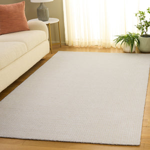 Safavieh Abstract Hand-Tufted Ivory Runner — Low-Profile 3/8" Pile, Wool-Blend Durability For Halls And Entries 2'-3" x 8'-0" ABT457A-28
