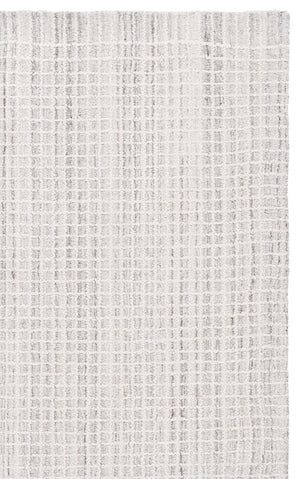 Safavieh Abstract Hand-Tufted Round Natural Ivory Rug — Wool-Cotton Blend, Low 3/8" Pile, Modern Geometric Style 6'-0" x 6'-0" ABT458A-6R