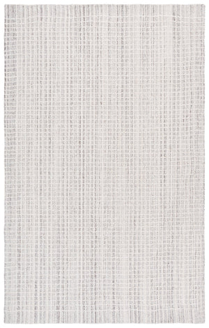 Safavieh Abstract Hand-Tufted Natural Ivory Rug — Low-Pile Wool-Cotton Blend, Subtle Geometric Elegance 6'-0" x 9'-0" ABT458A-6