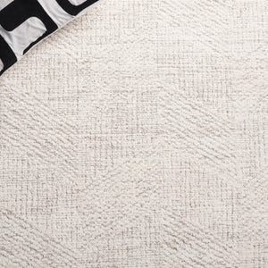 Safavieh Abstract Hand Tufted Wool Pile Runner Rug - Modern Geometric Design For Elegant Home Decor Upgrade Natural ,Ivory Wool Pile Abt459a-5