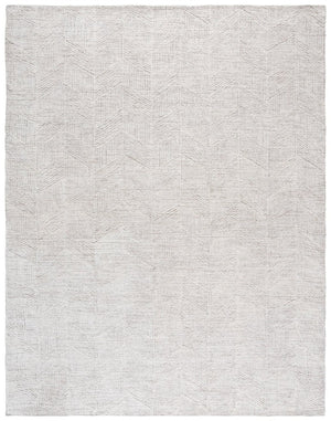 Safavieh Abstract Hand Tufted Wool Area Rug Ivory Plush Pile for Living Room or Dining Space ABT459A-8