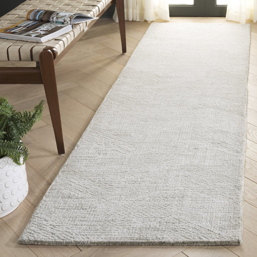 Safavieh Abstract Hand-tufted Wool Area Rug - Elegant Herringbone Design For Modern Home Décor And Comfort Sage Green ,Ivory Wool Pile Abt459w-6