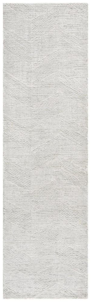 Safavieh Abstract Hand Tufted Wool Pile Runner Rug - Modern Geometric Design For Elegant Home Decor Upgrade Sage Green ,Ivory Wool Pile Abt459w-28