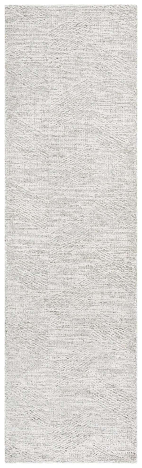 Safavieh Abstract Hand Tufted Wool Pile Runner Rug - Modern Geometric Design For Elegant Home Decor Upgrade Sage Green ,Ivory Wool Pile Abt459w-28