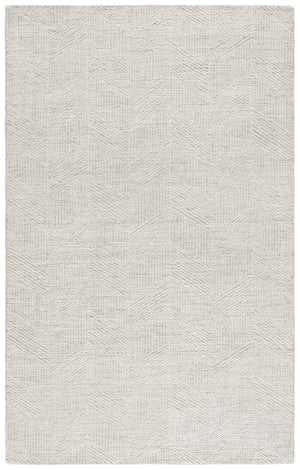 Safavieh Abstract Hand-tufted Wool Area Rug - Elegant Herringbone Design For Modern Home Décor And Comfort Sage Green ,Ivory Wool Pile Abt459w-6