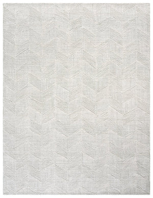 Safavieh Abstract Hand-tufted Wool Area Rug - Elegant Herringbone Design For Modern Home Décor And Comfort Sage Green ,Ivory Wool Pile Abt459w-6