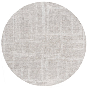 Safavieh Abstract Hand Tufted Wool Pile Area Rug - Modern Elegance With Timeless Craftsmanship For Any Space Natural ,Ivory Wool Pile Abt460a-6