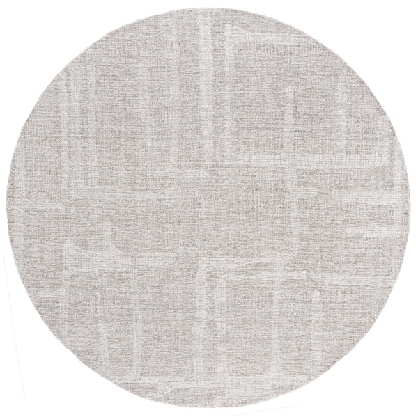 Safavieh Abstract Hand Tufted Wool Pile Area Rug - Modern Elegance With Timeless Craftsmanship For Any Space Natural ,Ivory Wool Pile Abt460a-6