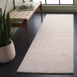 Safavieh Abstract Modern Hand Tufted Wool Runner Rug - Elegant Geometric Design For Luxurious Home Decor Beige ,Ivory Wool Pile Abt460b-28