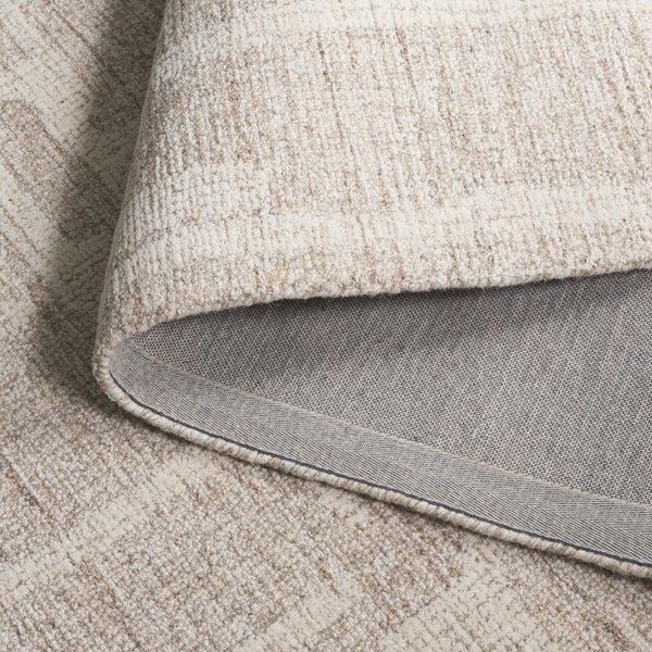 Safavieh Abstract Modern Hand Tufted Wool Runner Rug - Elegant Geometric Design For Luxurious Home Decor Beige ,Ivory Wool Pile Abt460b-5