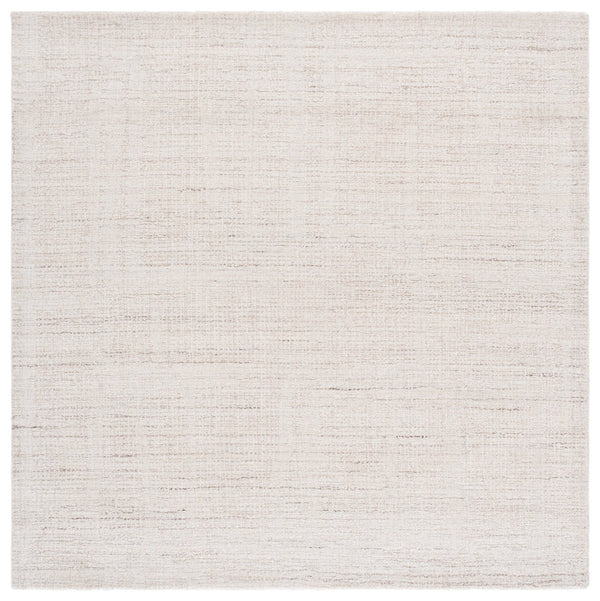 Safavieh Abstract Modern Hand Tufted Wool Runner Rug - Elegant Geometric Design For Luxurious Home Decor Beige ,Ivory Wool Pile Abt460b-6sq