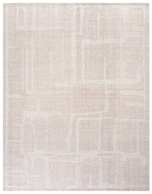 Safavieh Abstract Hand Tufted Wool Pile Area Rug - Modern Elegance With Timeless Craftsmanship For Any Space Beige ,Ivory Wool Pile Abt460b-4