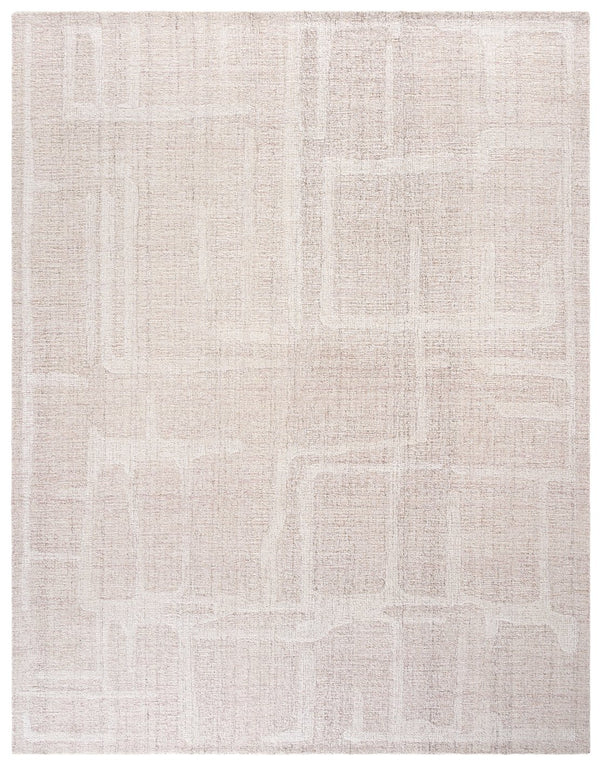 Safavieh Abstract Hand Tufted Wool Pile Area Rug - Modern Elegance With Timeless Craftsmanship For Any Space Beige ,Ivory Wool Pile Abt460b-4