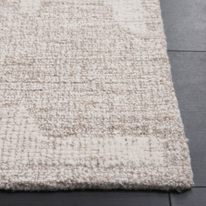 Safavieh Abstract Hand Tufted Wool Area Rug in Ivory for Living Room Bedroom Low Pile Beige ABT460B-8