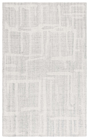 Safavieh Abstract Hand Tufted Wool Pile Area Rug - Modern Elegance With Timeless Craftsmanship For Any Space Grey ,Ivory Wool Pile Abt460f-6