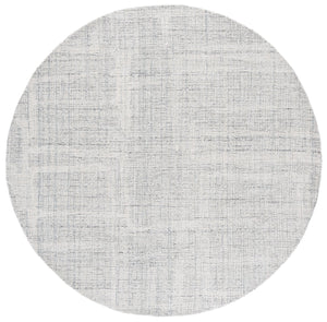 Safavieh Abstract Modern Hand Tufted Wool Runner Rug - Elegant Geometric Design For Luxurious Home Decor Grey ,Ivory Wool Pile Abt460f-6r