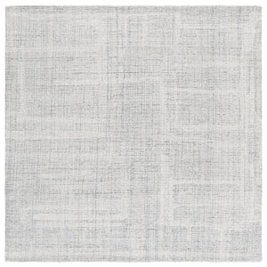 Safavieh Abstract Modern Hand Tufted Wool Runner Rug - Elegant Geometric Design For Luxurious Home Decor Grey ,Ivory Wool Pile Abt460f-6sq