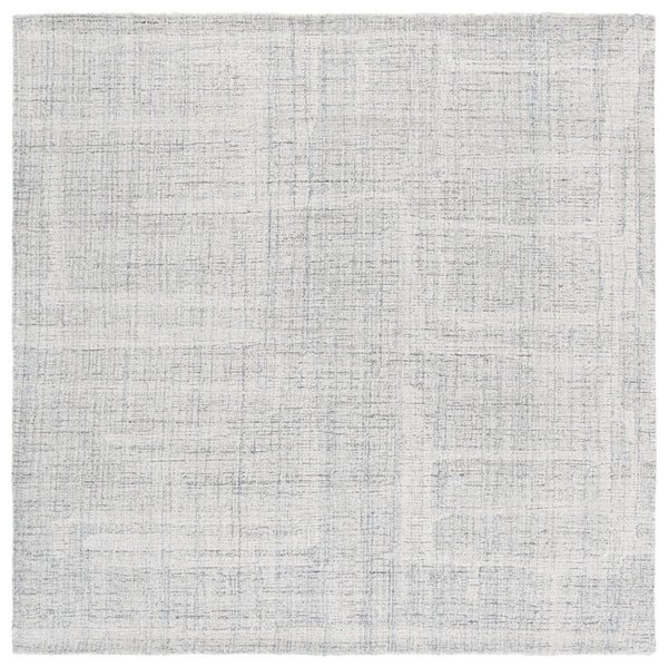 Safavieh Abstract Modern Hand Tufted Wool Runner Rug - Elegant Geometric Design For Luxurious Home Decor Grey ,Ivory Wool Pile Abt460f-6sq