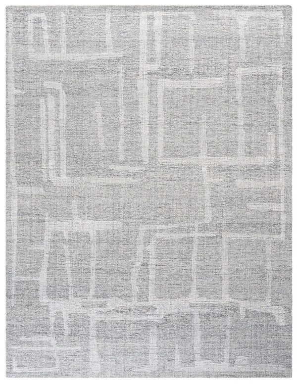 Safavieh Abstract Hand Tufted Wool Pile Area Rug - Modern Elegance With Timeless Craftsmanship For Any Space Grey ,Ivory Wool Pile Abt460f-6