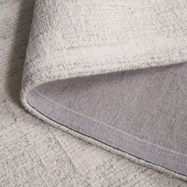 Safavieh Abstract Modern Hand Tufted Wool Runner Rug - Elegant Geometric Design For Luxurious Home Decor Sage Green ,Ivory Wool Pile Abt460w-5