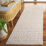 Safavieh Abstract 462 Hand Tufted Modern Rug Beige / Ivory Wool pile