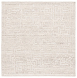 Safavieh Abstract 462 Hand Tufted Modern Rug Beige / Ivory Wool pile