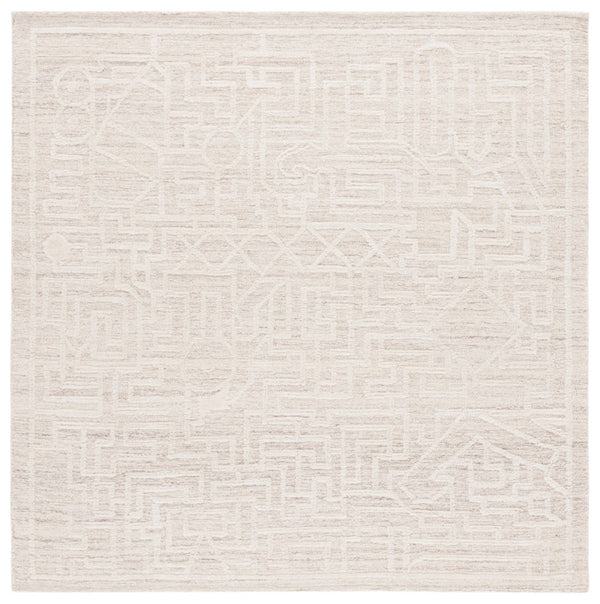Safavieh Abstract 462 Hand Tufted Modern Rug Beige / Ivory Wool pile