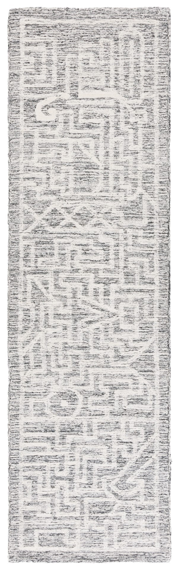 Safavieh Abstract 462 Hand Tufted Modern Rug Charcoal / Ivory Wool pile