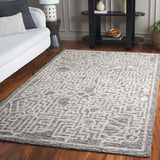 Safavieh Abstract 462 Hand Tufted Modern Rug Charcoal / Ivory Wool pile