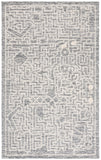 Safavieh Abstract 462 Hand Tufted Modern Rug Charcoal / Ivory Wool pile