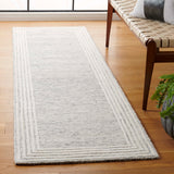 Safavieh Abstract 464 ABT464 Hand Tufted  Rug Grey / Ivory ABT464F-6SQ