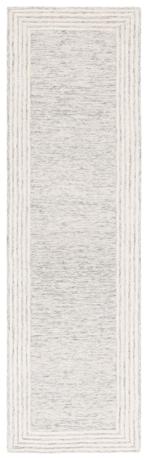 Safavieh Abstract 464 ABT464 Hand Tufted  Rug Grey / Ivory ABT464F-6SQ