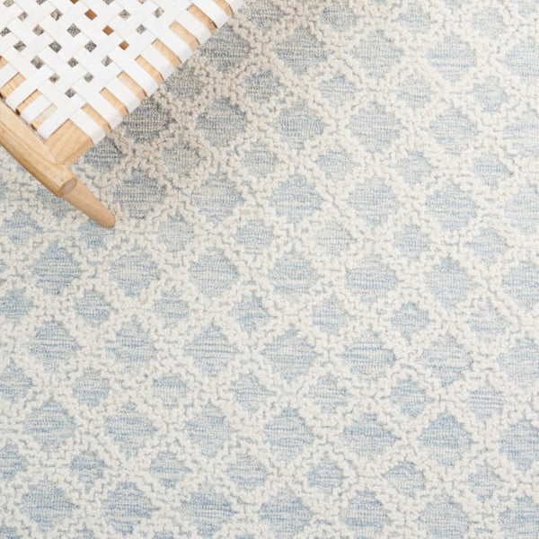 Safavieh Abstract Hand Tufted Wool Area Rug Geometric Pattern for Living Room or Bedroom 10'-0" x 14'-0" ABT466M-10