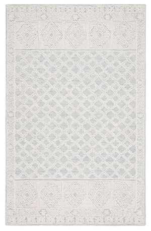 Safavieh Abstract Hand Tufted Wool Area Rug Geometric Pattern for Living Room or Bedroom 6'-0" x 9'-0" ABT466M-6