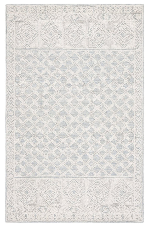 Safavieh Abstract Hand Tufted Wool Area Rug Geometric Pattern for Living Room or Bedroom 6'-0" x 9'-0" ABT466M-6