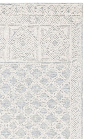 Safavieh Abstract Hand Tufted Wool Area Rug Geometric Pattern for Living Room or Bedroom 6'-0" x 9'-0" ABT466M-6