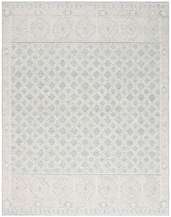 Safavieh Abstract Hand Tufted Wool Area Rug Geometric Pattern for Living Room or Bedroom 9'-0" x 12'-0" ABT466M-9