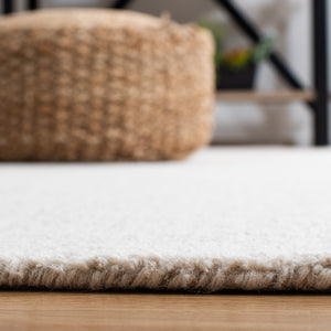 Safavieh Abstract 468 Hand Tufted Rug Ivory / Beige Wool