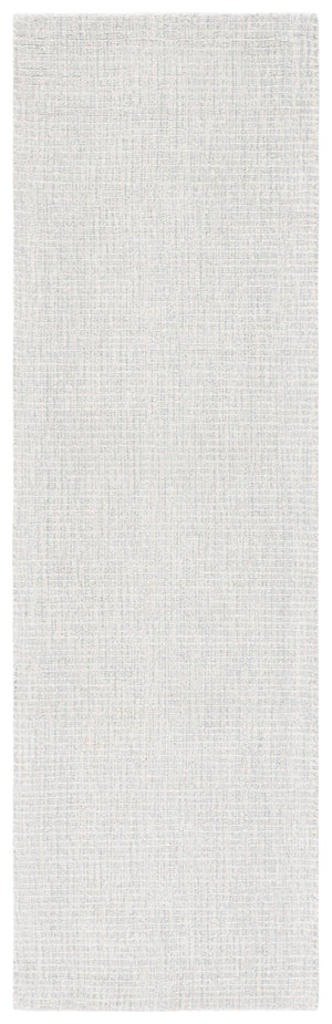 Safavieh Abstract Hand-tufted Wool Runner Rug - Luxurious Design For Elegant Hallways And Living Spaces Light Grey ,Ivory Wool Abt468f-10sq