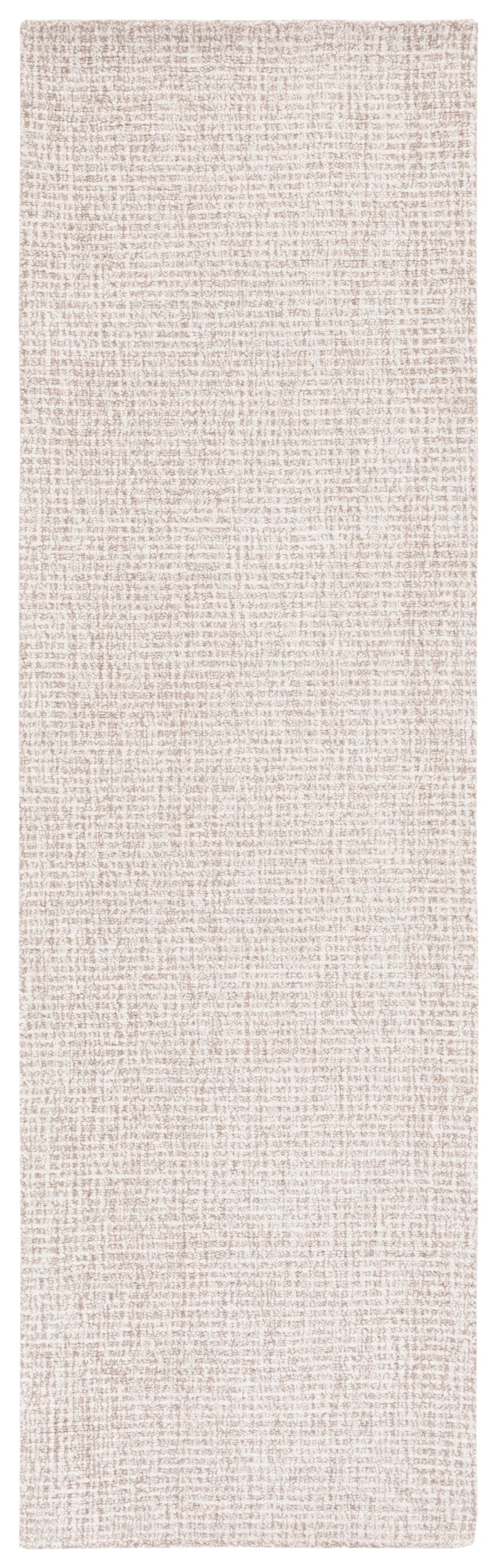 Safavieh Abstract Hand-tufted Wool Runner Rug - Luxurious Design For Elegant Hallways And Living Spaces Ivory ,Grey Wool Abt468g-11r