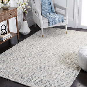 Safavieh Abstract Hand-tufted Wool Runner Rug - Luxurious Design For Elegant Hallways And Living Spaces Grey ,Ivory Wool Abt468j-68
