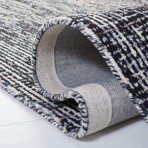 Safavieh Abstract 468 Hand Tufted Rug Black / Grey Wool