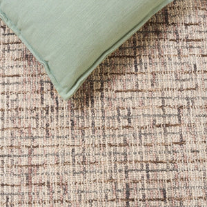 Safavieh Abstract Hand Tufted Wool Accent Rug Warm Neutral Tones for Bedroom or Entryway ABT468N-2