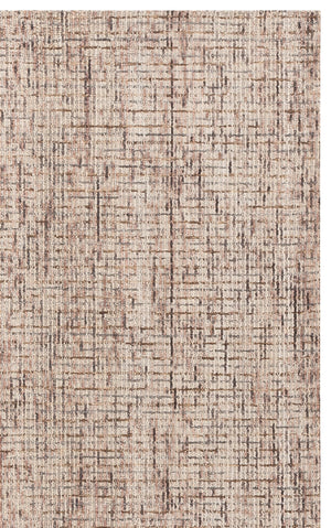 Safavieh Abstract Hand-Tufted Wool Runner In Beige Brown Abstract Pattern — Low-Profile 3/8" Pile, Made In India 2'-3" x 8'-0" ABT468N-28