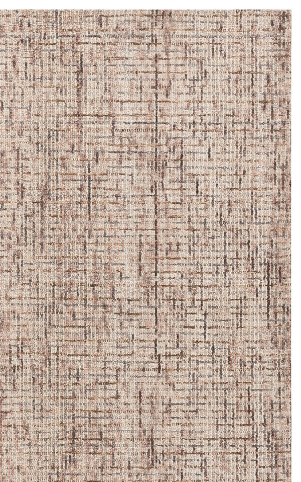 Safavieh Abstract Hand-Tufted Wool Area Rug In Beige Brown — Minimalist Low-Profile Texture For Modern Homes 6'-0" x 6'-0" ABT468N-6SQ
