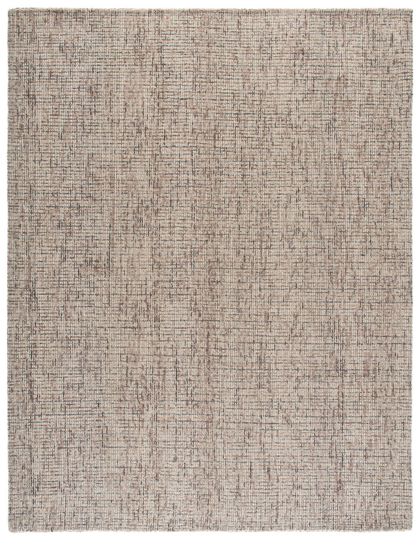 Safavieh Abstract Hand-Tufted Wool Runner In Beige Brown Abstract Pattern — Low-Profile 3/8" Pile, Made In India 2'-3" x 8'-0" ABT468N-28