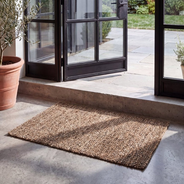 Safavieh Abstract Hand Tufted Wool Area Rug Antique Brown Low Pile for Entryways or Bedside ABT468P-24