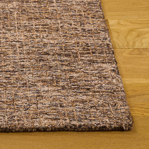 Safavieh Abstract Hand Tufted Wool Area Rug Solid Antique Brown Texture for Living Dining Spaces ABT468P-6