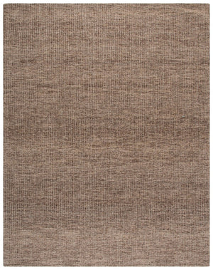 Safavieh Abstract Hand Tufted Wool Area Rug in Warm Brown Beige for Modern Living Spaces ABT468R-9